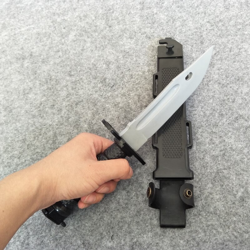 95式突击步抢橡胶刀模型玩具刀对抗训练刀道具刀适用于03式九五抢刺