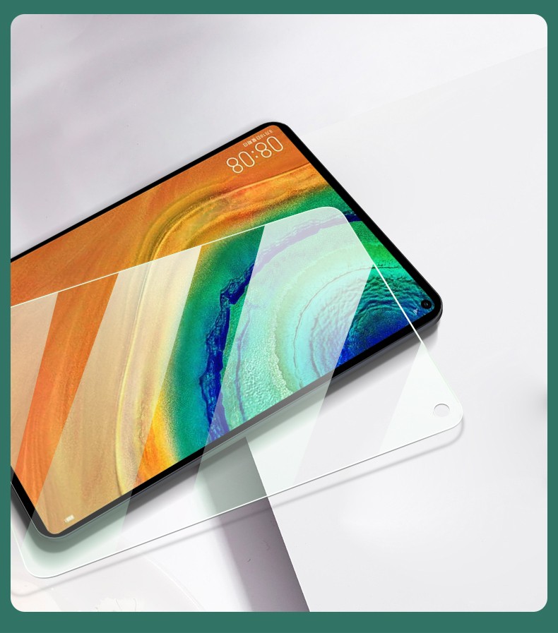 华为适用matepad11钢化膜matepadpro平板膜12.6吋m6绿光10.