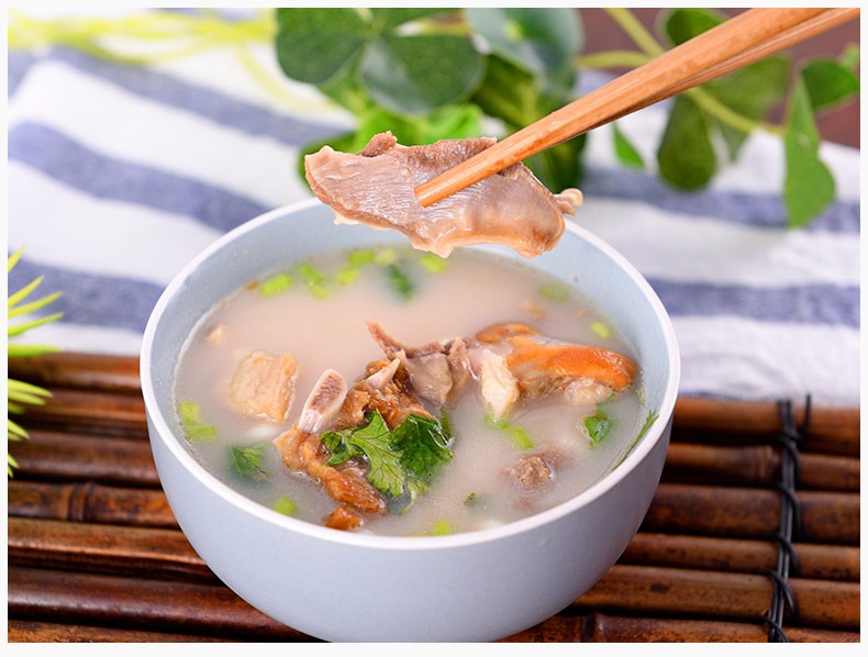 山东菏泽特产单县羊肉汤百寿坊羊肉汤速食固体粉丝羊肉汤方便桶装羊肉