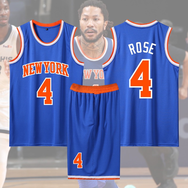 腾讯体育旗舰店同款罗斯球衣尼克斯4号公牛队1号rose活塞25号森林狼
