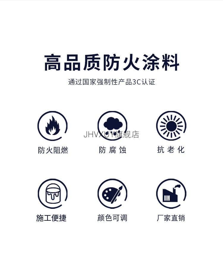 膨胀型室内室外薄型型厚型水性油性电缆阻燃型非膨胀型厚型防火涂料