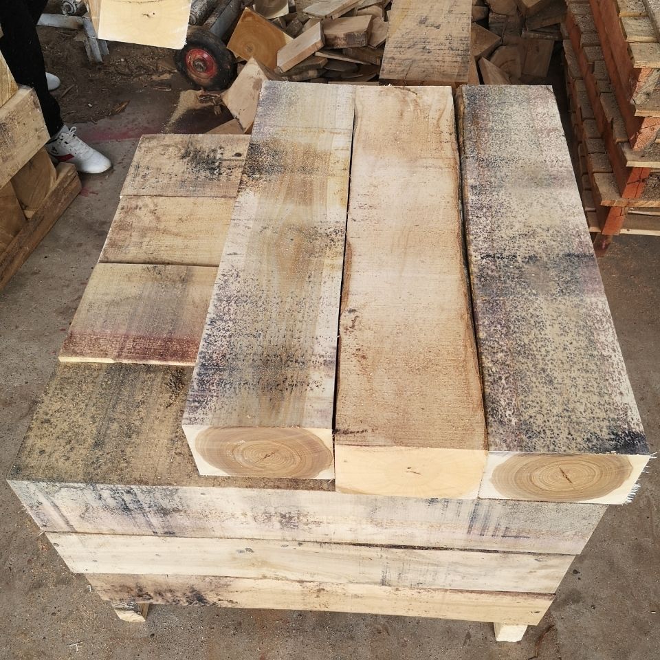 定制适用实木吊车枕木泵车木头随车垫腿25 35吨设备垫木原木杂木硬木