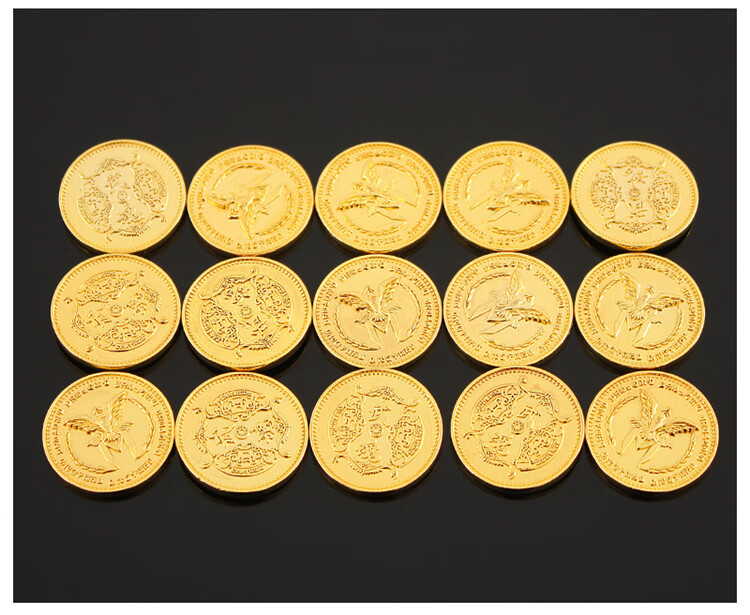 斗罗大陆周边武魂币金银铜魂币小袋套装合金模型金属玩具纪念道具