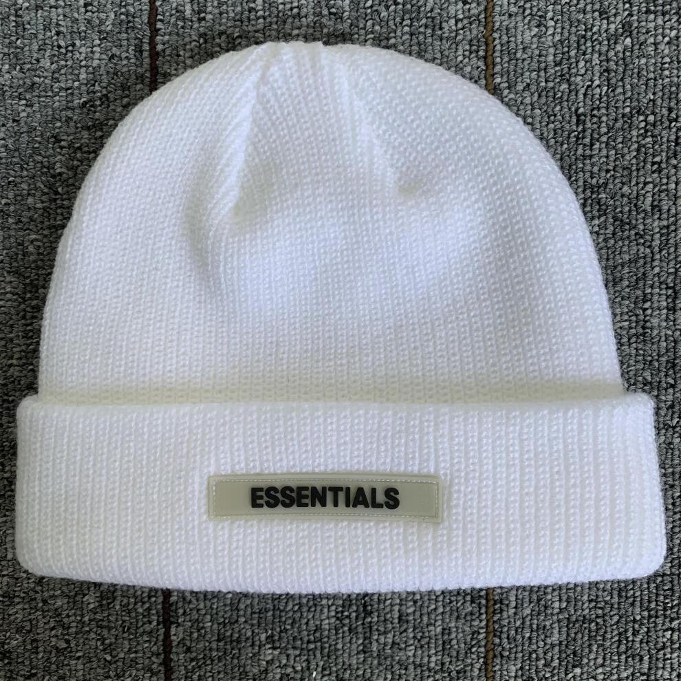 fog essentials复线针织帽潮牌毛线帽高街情侣瓜皮帽男女百搭冷帽