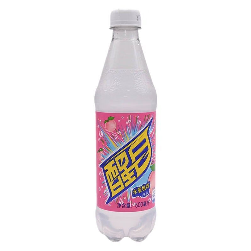 安小离 苹果水蜜桃菠萝味老汽水500ml*12瓶碳酸饮料果味饮料 苹果味