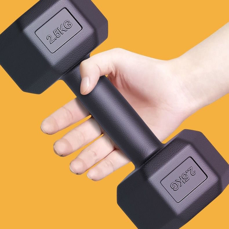 健身哑铃男士健身家用哑铃5kg10kg 一对学生哑铃健身女士健身运动器材