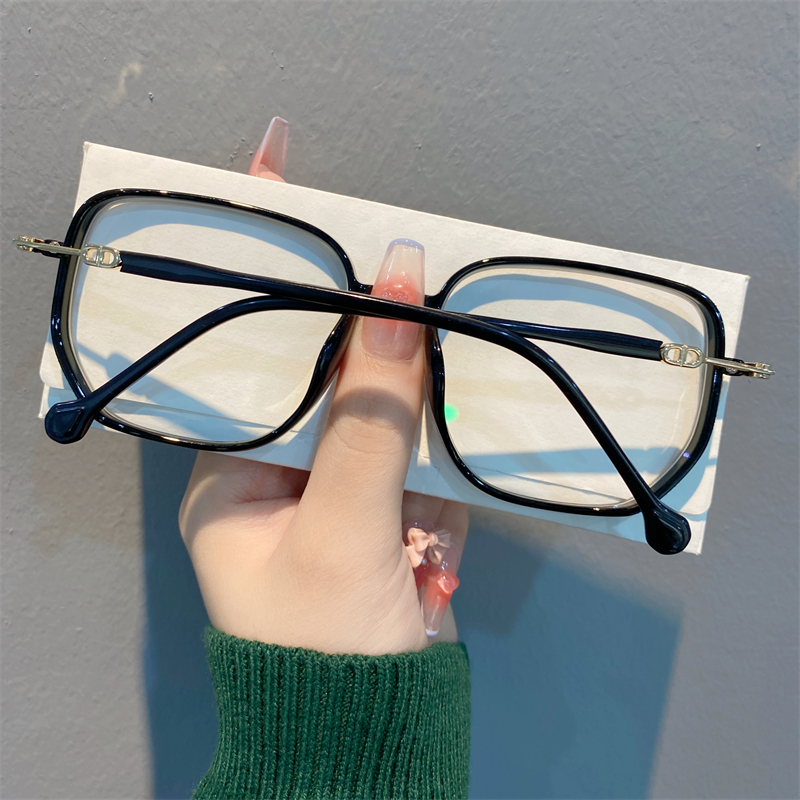 歌沙美56框韩版星空bling眼镜可配变色素颜防蓝光女款时尚镜框抖音