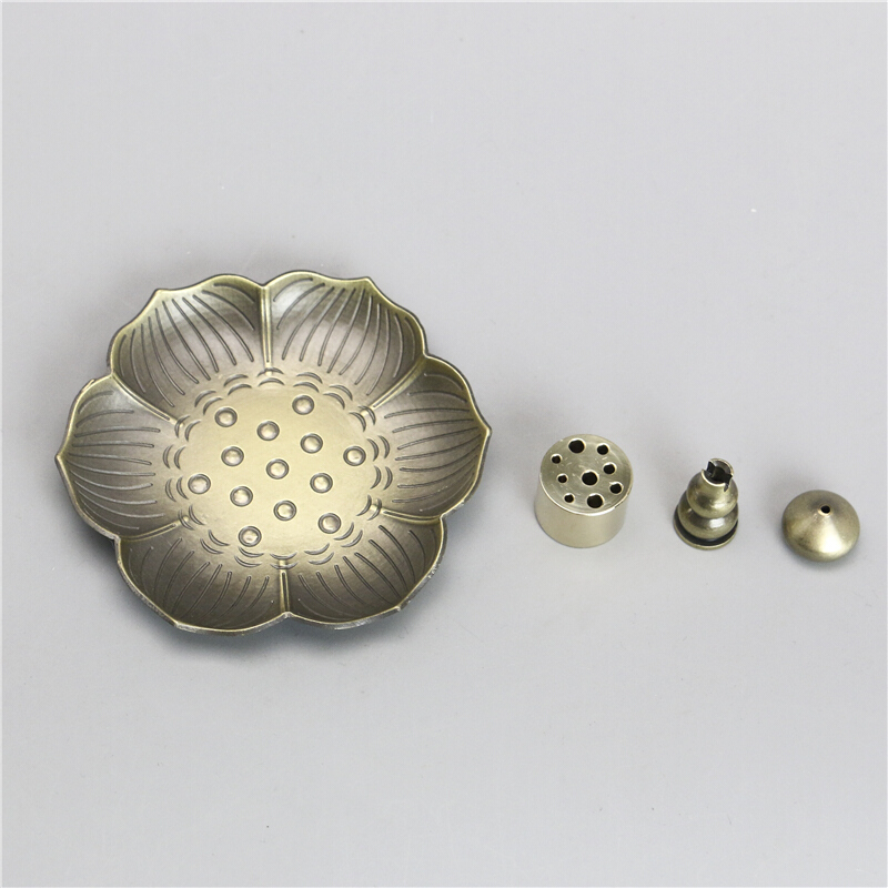 炳凡【bf】檀香沉香托支架个性香炉盒塔香熏香檀香线底座香架居室盘香