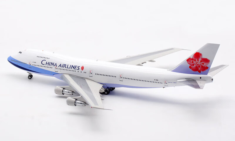 中华航空 if代工 1:200 合金 飞机模型波音b747-200 b-1888【图片