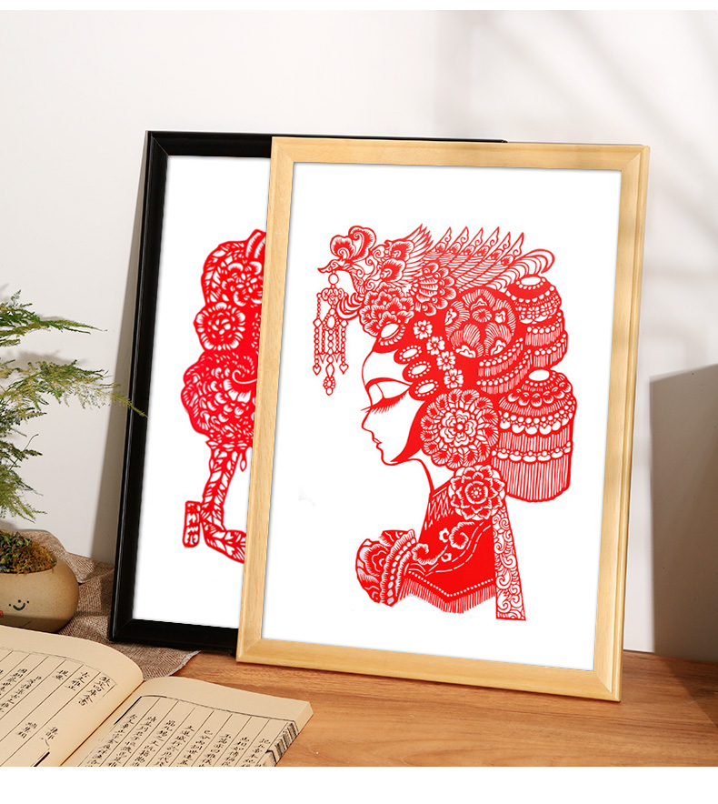 字画装裱框架材料剪纸画框装裱相框挂墙a3a4材料4k8k八开书法字画国画