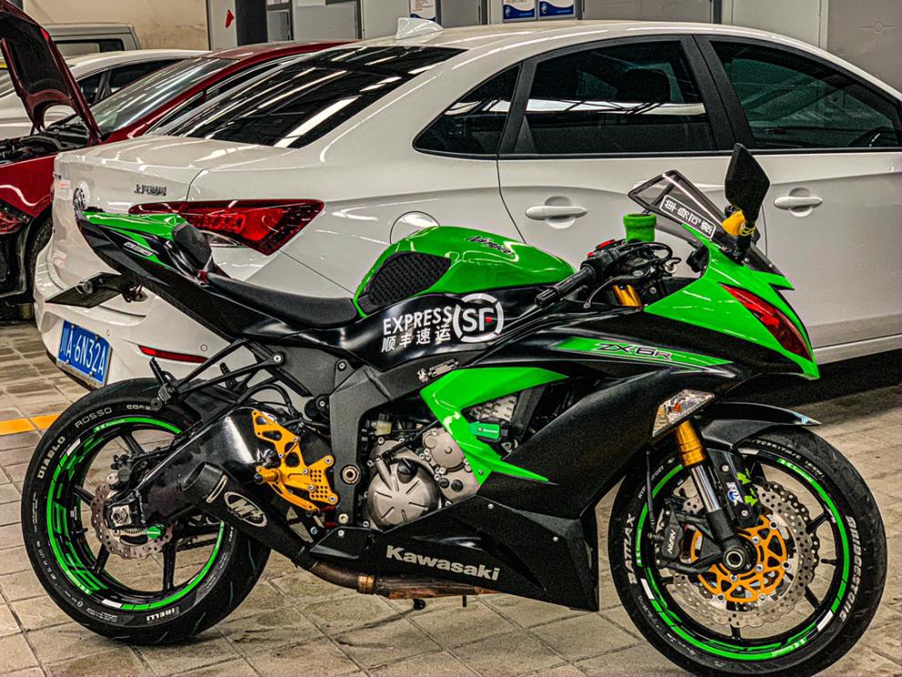 川崎ninja400改装轮毂贴川崎小忍者z400ninja400z650z800z900ninja250