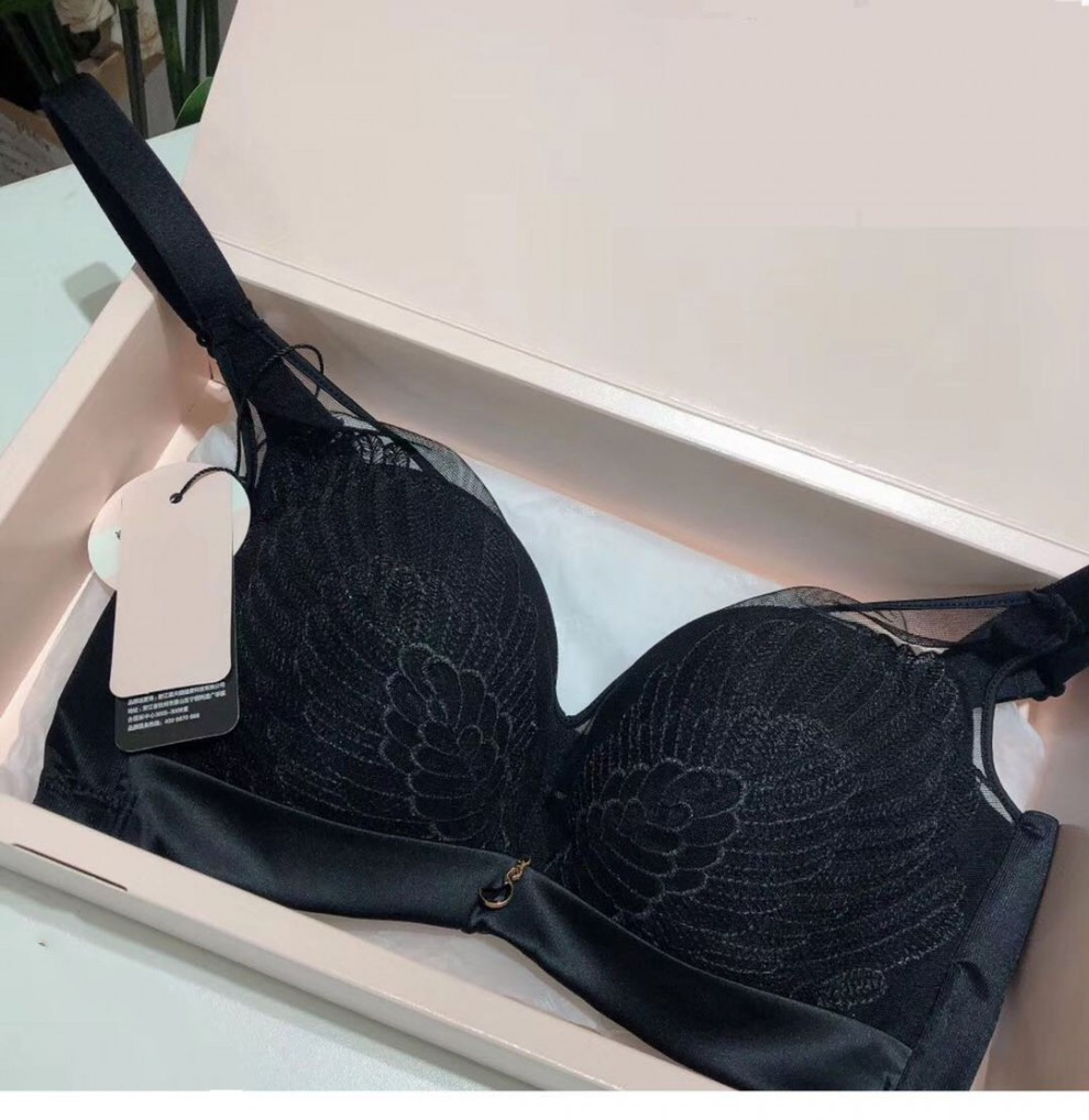 黑天鹅文胸内衣全养护塑型小胸聚拢收副乳薄款胸罩 全养护肤色 70/32