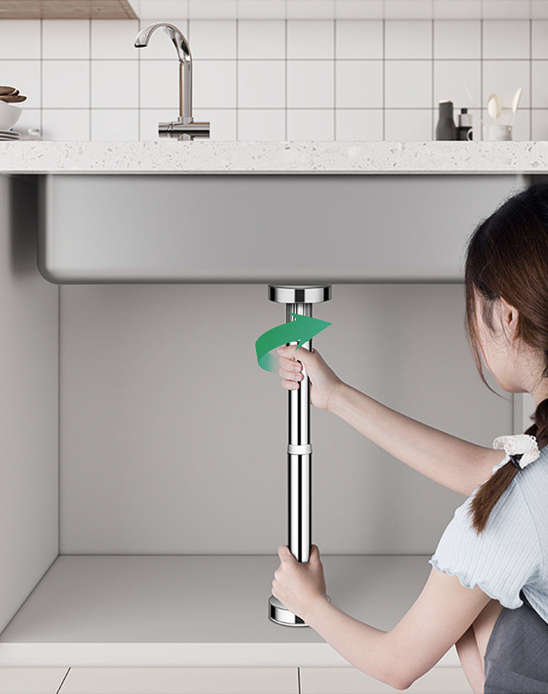 免打孔厨房水槽台下盆支撑架陶瓷盆洗脸盆家用洗手盆托架固定支架一根