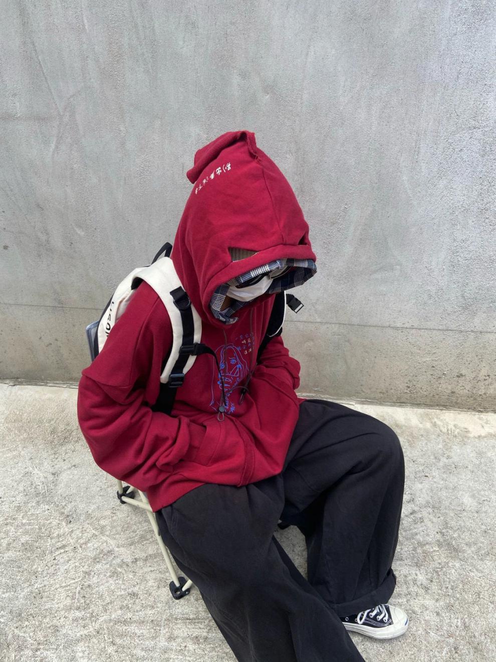 秋季日系套装女学生宽松甜酷炸街风连帽卫衣长款阔腿裤套装潮9月24日