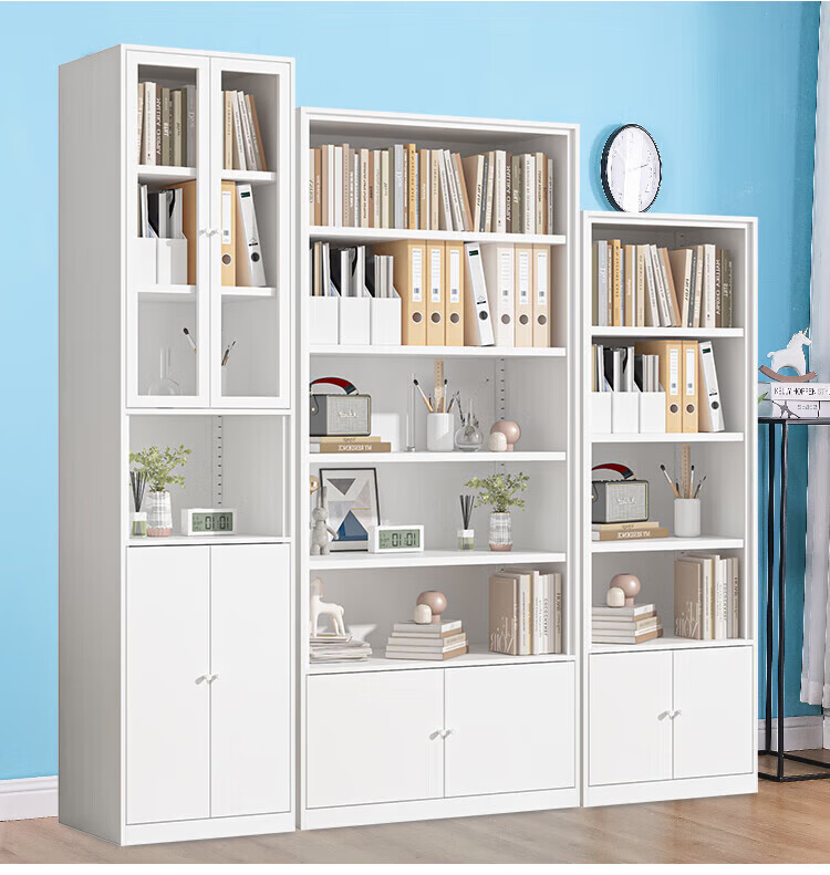 5米宽玻璃双门书柜 2米高 纯白【图片 价格 品牌 报价】-京东