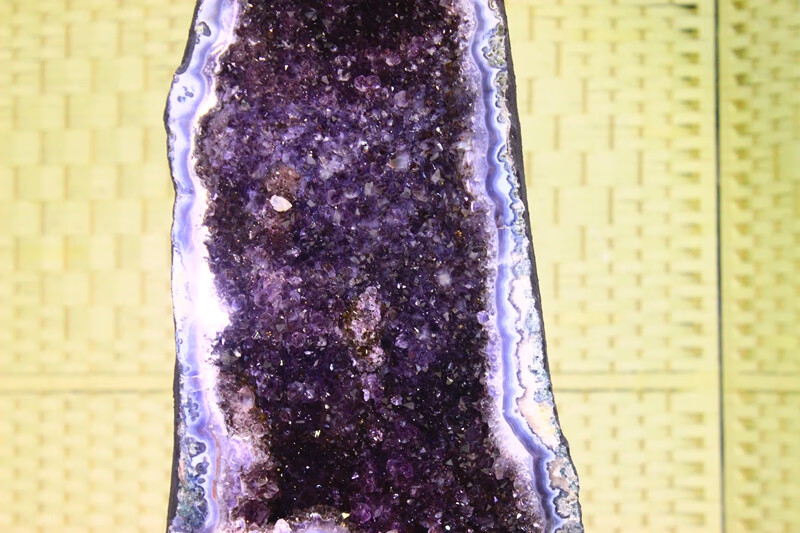 乌拉圭紫晶洞 紫水晶洞摆件 聚宝盆 玛瑙洞 消磁 紫罗兰 h20款 9.