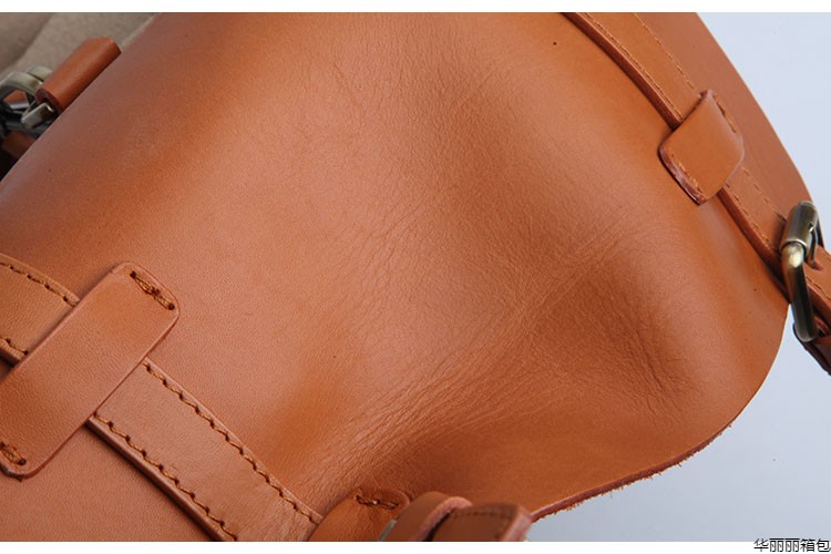 艾健步品牌女包帆布包女式牛皮配帆布单肩双肩包斜挎包女人多功能书包