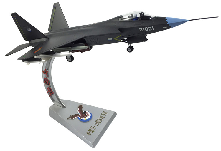 1:72/1:48歼31飞机模型仿真合金j-31战斗机军事模型战斗机模型 1:72