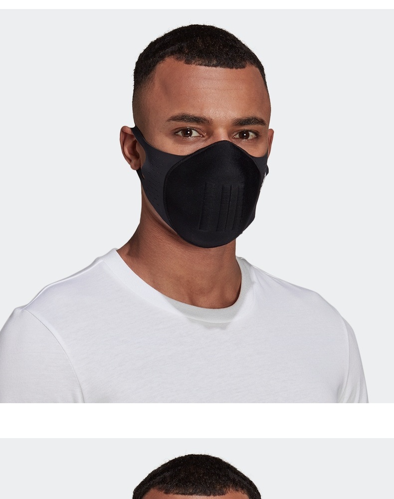 阿迪达斯官网 adidas molded face cvr 男女春季训练运动型格口罩hf