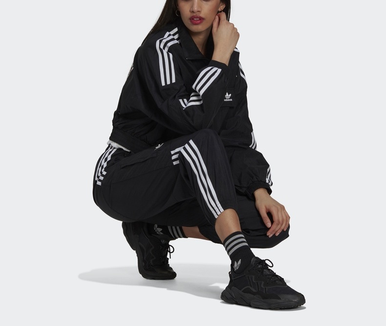 adidas阿迪达斯官网三叶草女装运动裤h22870 黑色 j/m(160/66a)