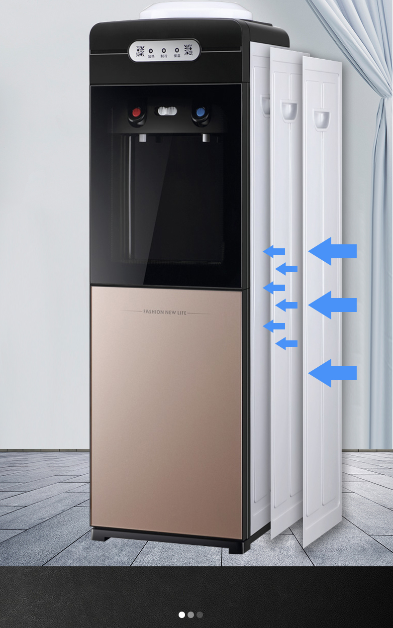 新飞frestec饮水机立式家用智能制童锁保护冷制热台式办公室冷热全