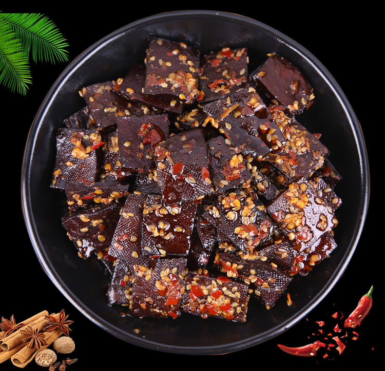 酱干香干125每包 香辣豆干辣条休闲麻辣小吃零食 香辣味(4包)【图片