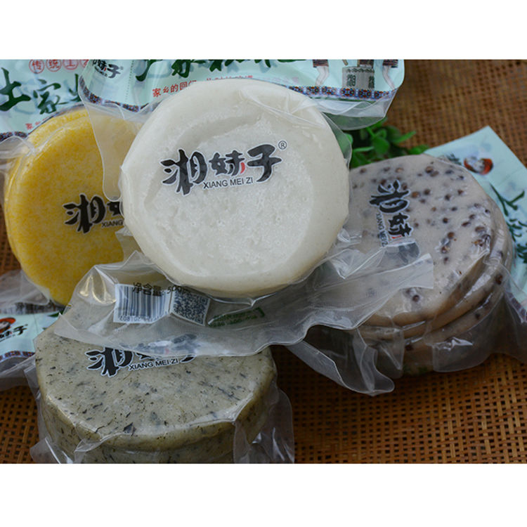 湘妹子土家糍粑 糯米糍粑湖南湘西手工蒿子粑 张家界传统年糕点心 5斤