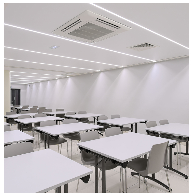 led灯槽铝合金u型亚克力线性灯暗装铝槽灯带卡槽明装嵌入式线条灯 红