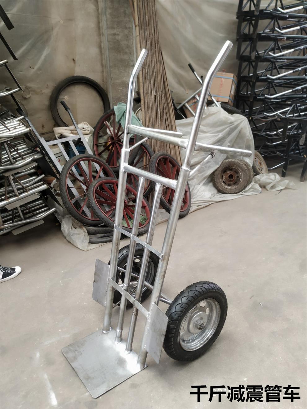 定制定做加厚老虎车两轮手推车千斤老虎车两轮手推车载重王重型加厚