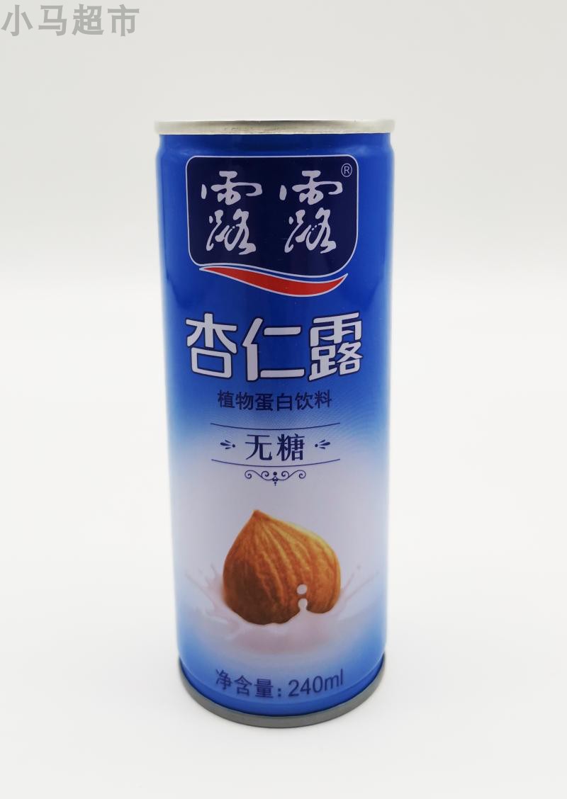 承德露·露杏仁露 无蔗糖杏仁露木糖醇饮品饮料无蔗糖食品240m/罐罐装
