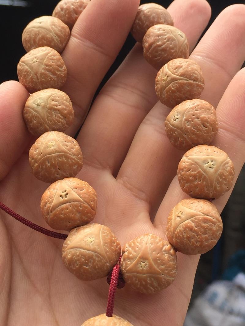 五星上将麒麟眼菩提子佛珠手链龙眼手串念108颗法师手持五星上将麒麟