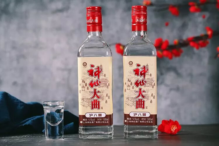 神仙大曲 上海名特产 神仙酒厂42度大曲500ml国产浓香型白酒直销整箱