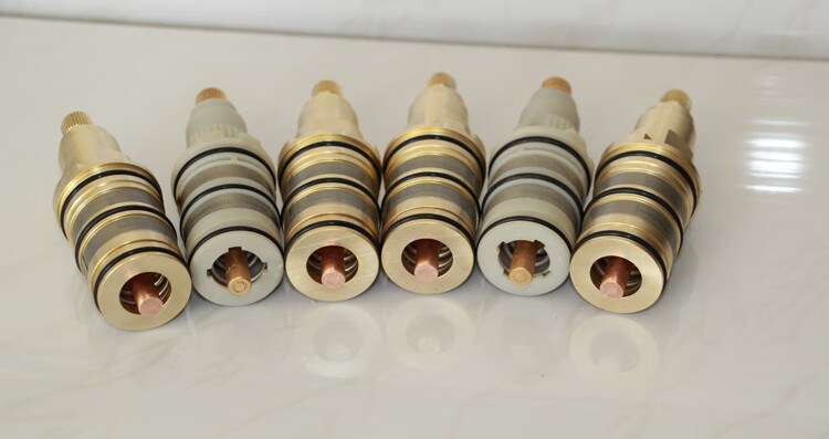 适用科勒恒温阀芯摩恩恒温阀芯赛道恒温阀芯万耐恒温阀芯全铜阀芯 全