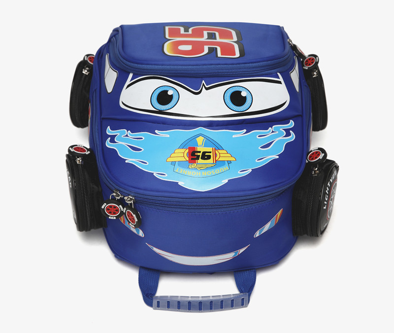 闪电麦昆书包闪电麦昆儿童小汽车书包幼儿园男36周岁宝宝卡通赛车背包