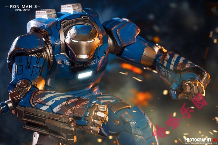 comicave 1/12钢铁侠mk23/mk25 26/mk30 33/mk38 40/mk42 mk38【图片