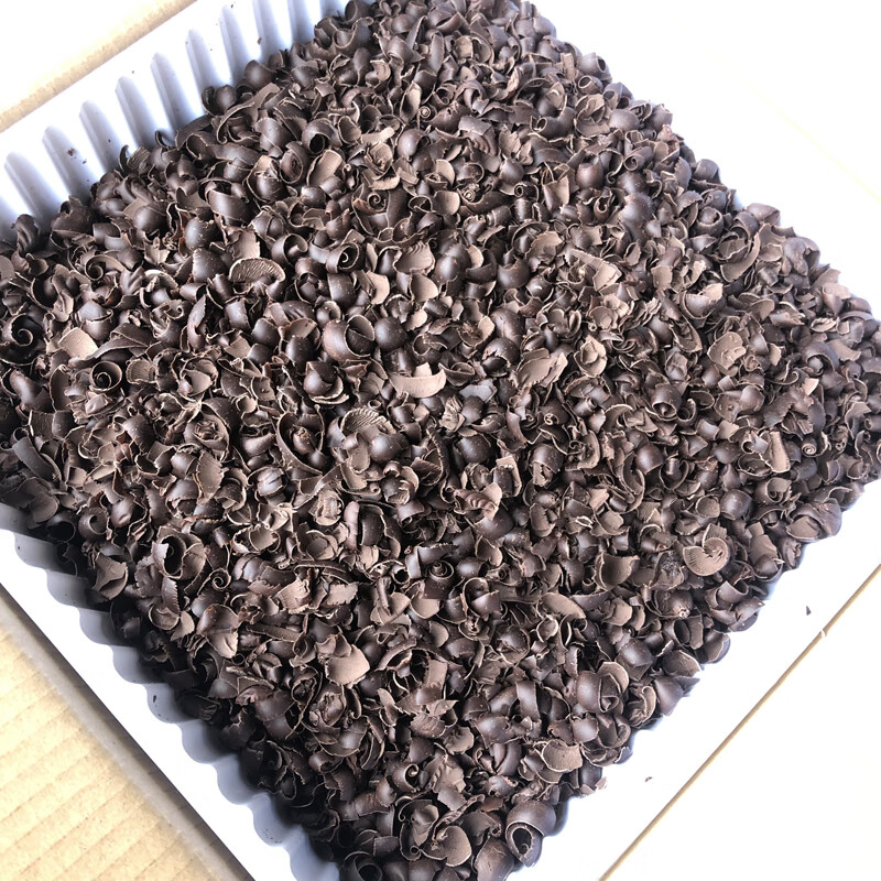 橙伯乐 巧克力刨花1kg屑碎 黑森林西点表面装饰代巧克力碎可可脂 黑