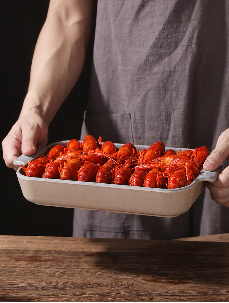 密胺小龙虾盘子创意商用餐厅龙虾专用盘酸菜鱼海鲜盆肉蟹煲盆麻辣香锅