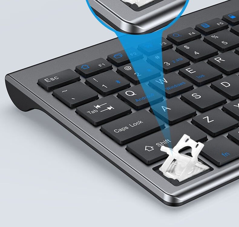 华为(huawei)通用办公键盘无线蓝牙键盘电脑通用台式鼠标套装便携充电