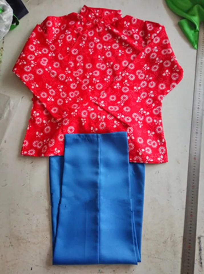 歌剧 白毛女>表演服新款套装喜儿杨白劳表演服装北风吹扎红头绳演出服