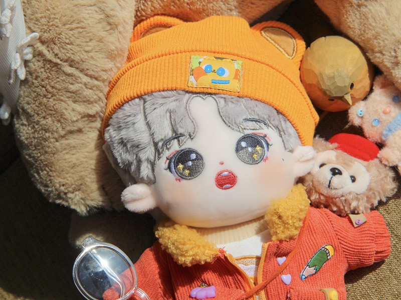 蔡徐坤玩偶现货蔡徐坤娃娃公仔20cm蔡小葵毛绒人形玩偶国产出生证冉易