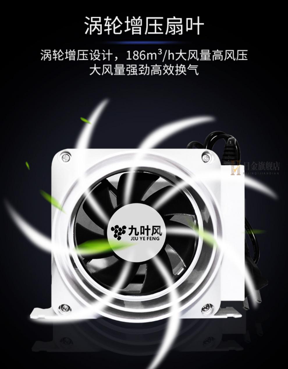 抽风机强力管道抽风机卫生间排风扇110pvc管排气扇4寸强力换气扇 110