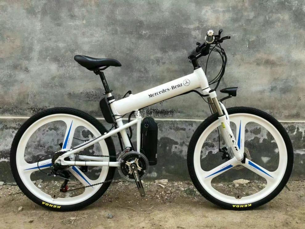 2022新升级德国奔驰26寸助力电动自行车成人男女士锂电池变速越野代步