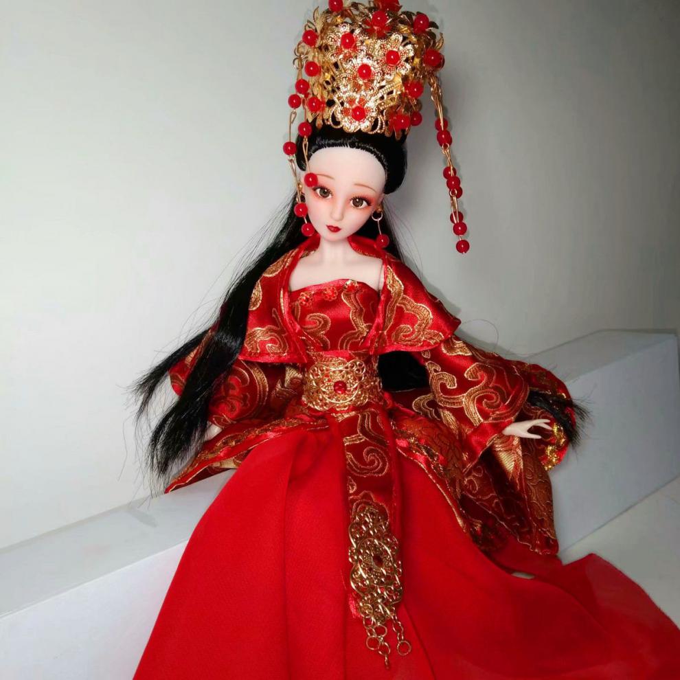 古装芭比娃娃30厘米古代娃娃女孩生日礼物换装洋娃娃玩具礼品套装