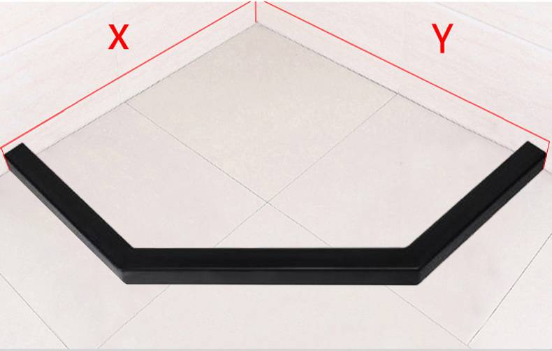 家用石材挡水石淋浴房挡水条钻石型菱形实心大理石防水条卫生间浴室石