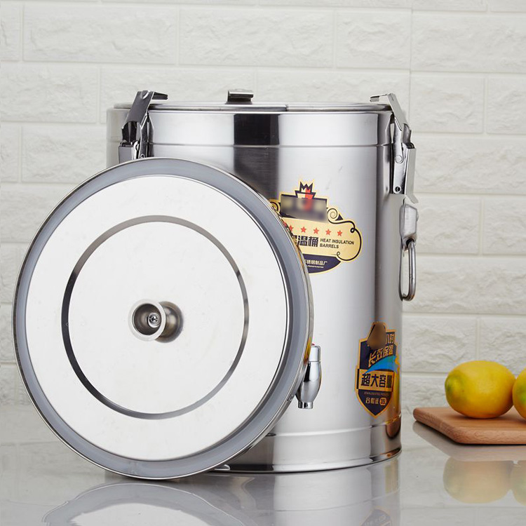商用不锈钢保温桶奶茶桶保温饭桶大容量汤桶茶水桶饭店食堂豆浆桶 65l