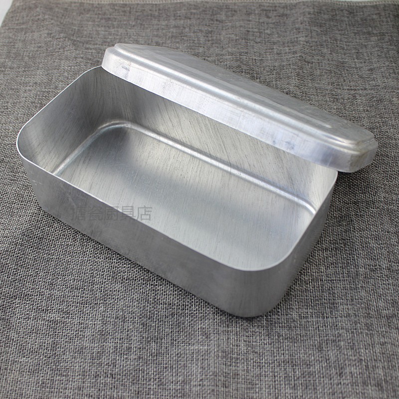 碑匠 适用于铝饭盒老饭盒大容量老式牛排刀叉盘子套装厚大号便当盒