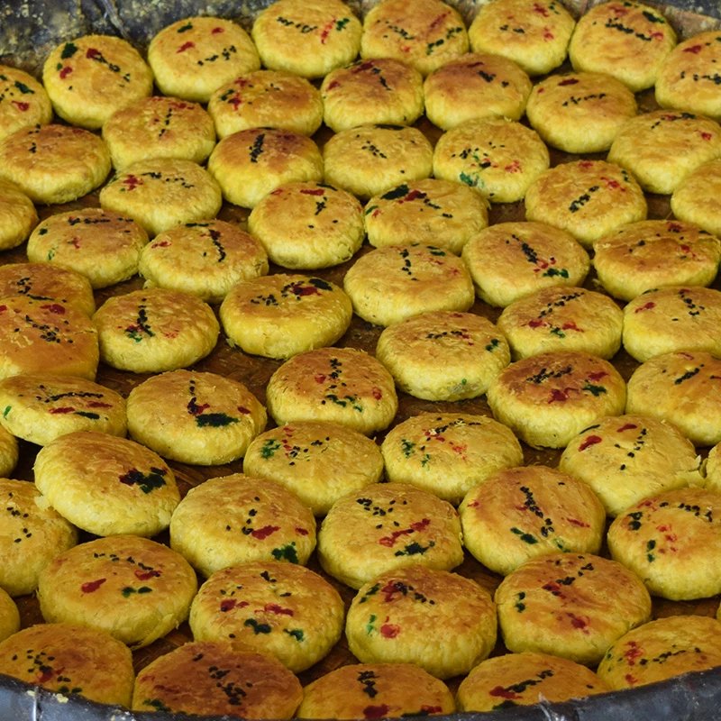 甘肃岷县点心亚亚手工酥皮点心五仁糕点月饼馅饼早点小吃特产 漫漫清