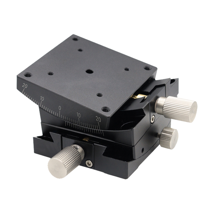 角度倾斜调整台微调平台手动倾斜台弧度台角度台x/y轴弧度平台 xy轴