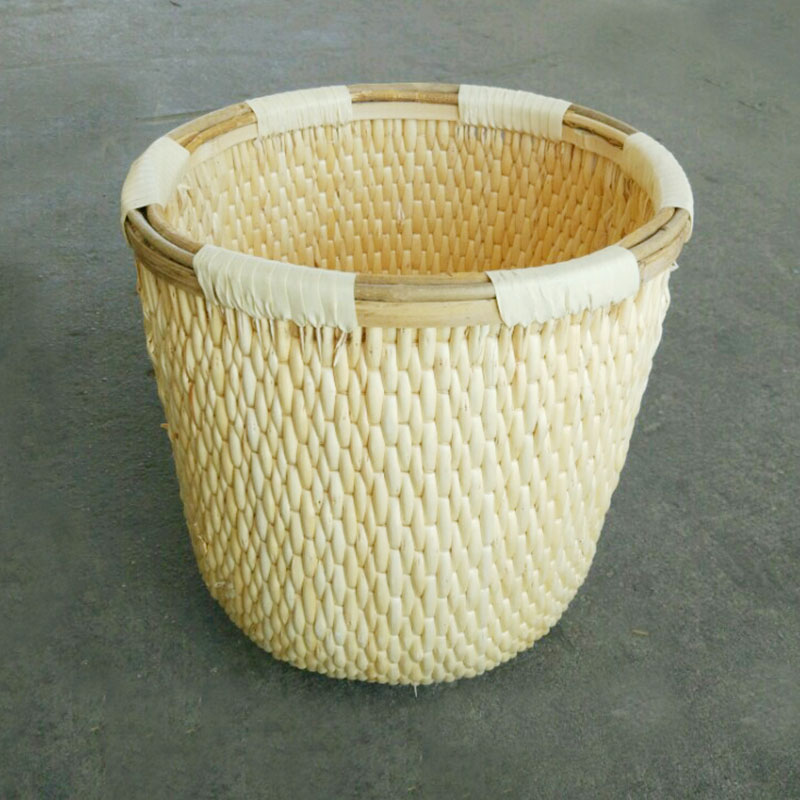园艺纯手工编制提斗粮食加工用具柳条笆斗柳编米斗巴斗收纳粮斗栲栳25