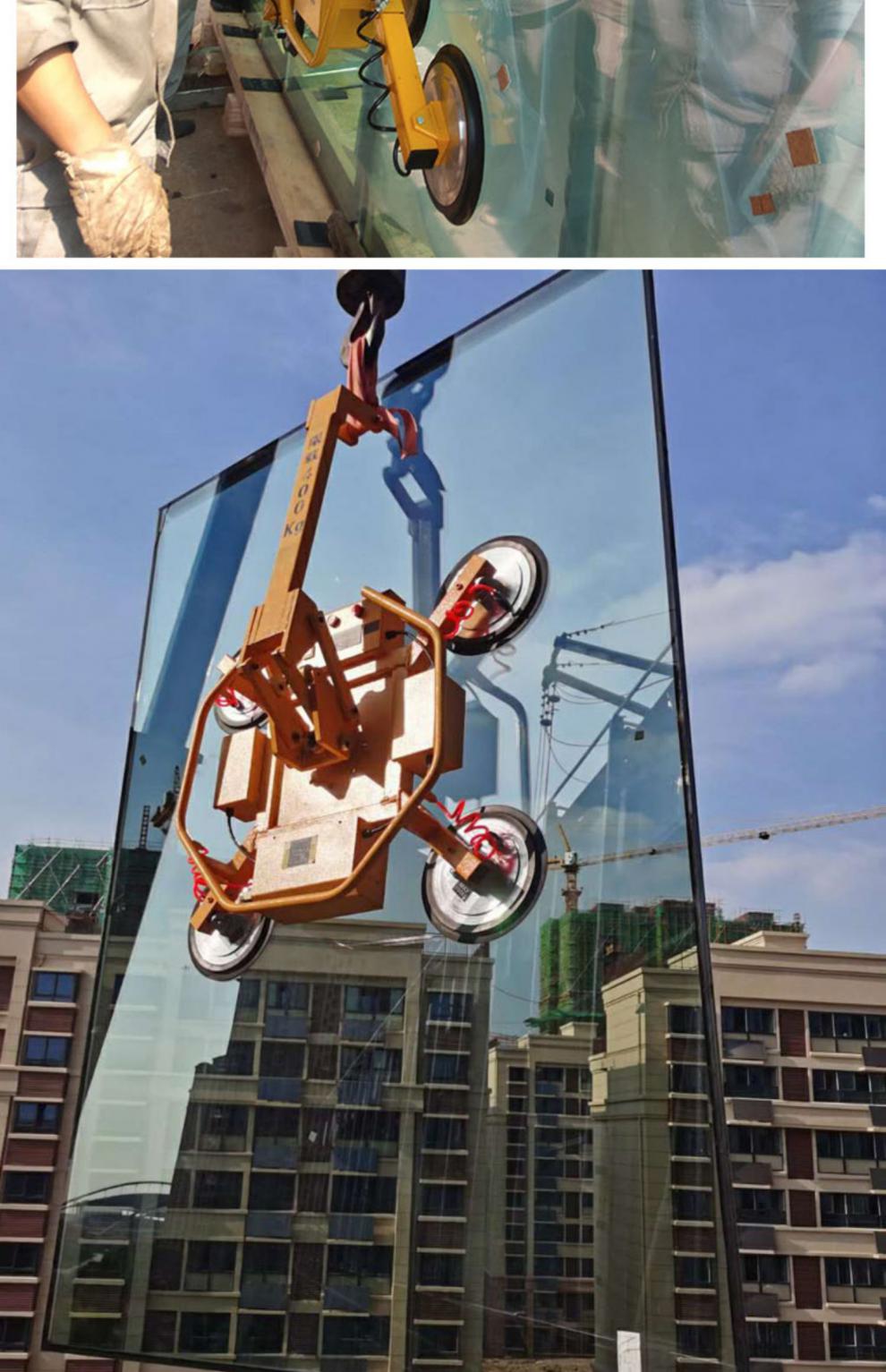 电动吸盘玻璃吸吊机气动真空吊具大型幕墙玻璃安装重型强力翻转 双